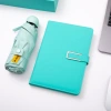 Healing gift box notebook umbrella set, fresh and light 50% off umbrella notebook USB flash drive as a souvenir with logo Application Scenario